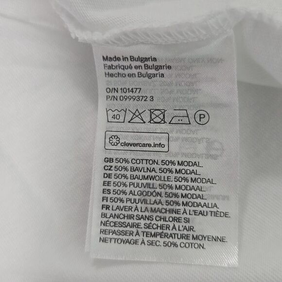 H&M Modal-Blend Tank Dress Midi Sleeveless Crewneck White XS - Picture 5 of 6